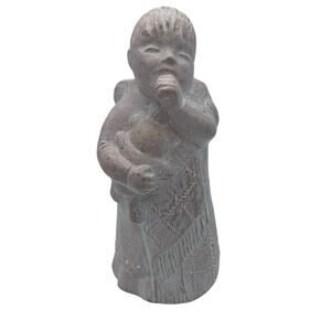 Isabel Bloom Sculpture Angel Sucking Thumb with Teddy‎ Signed Dated 1998